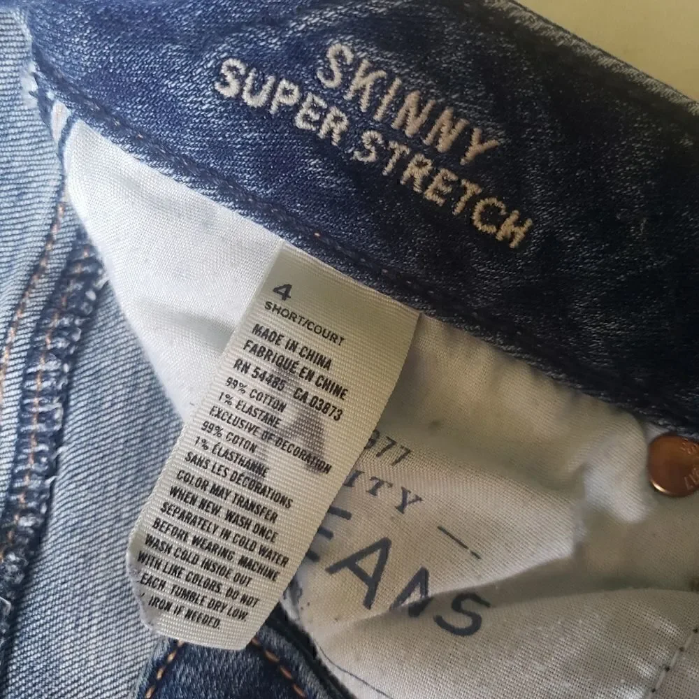 American Eagle Outfitters Raw Hem Shorts Cutoffs 4